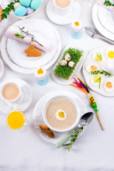 Polish Easter Soup — Stock Photo, Image