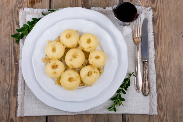 Gnocchi di patate slesiane — Foto Stock