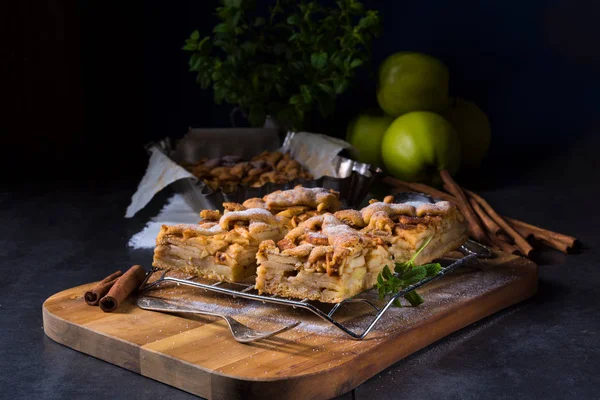 Νόστιμο κέικ μήλου — Φωτογραφία Αρχείου