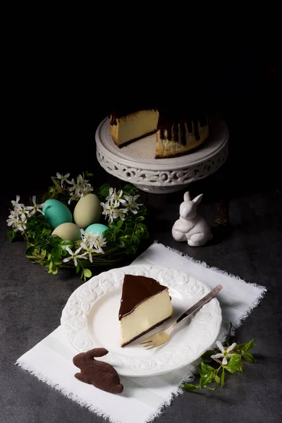 Gâteau au fromage aux pistaches — Photo