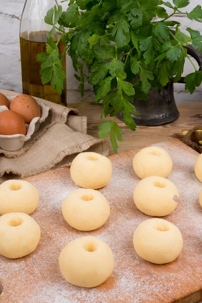 Gnocchi di patate slesiane — Foto Stock