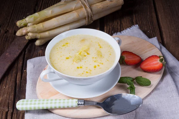 Спаржа Крем суп — стокове фото