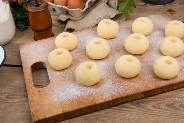 Gnocchi di patate slesiane — Foto Stock