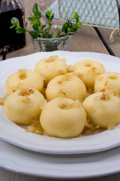 Bolinhos de batata silesianos — Fotografia de Stock