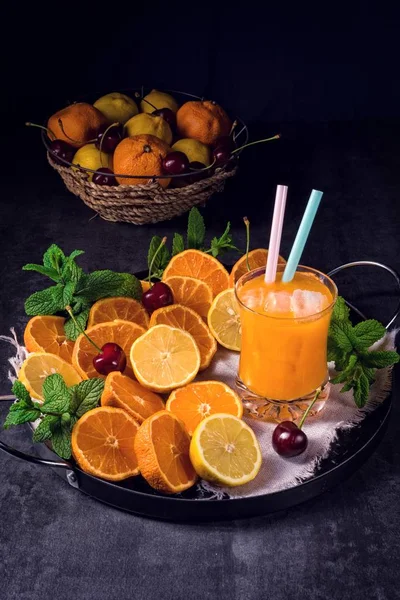 Limonádé, citrom, menta — Stock Fotó
