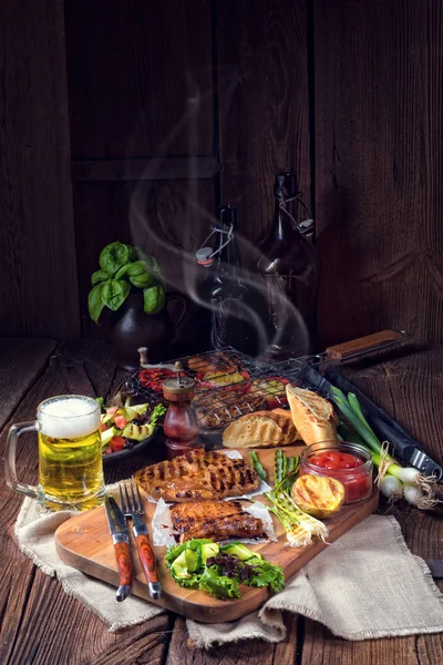 Läckra kött och grönsaker — Stockfoto