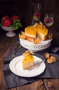 Physalis ile lezzetli pasta