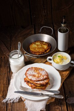 ev yapımı patates pancakes
