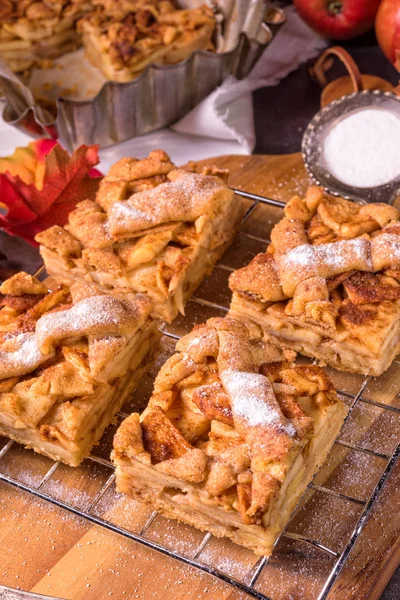 Delicioso pastel de manzana — Foto de Stock