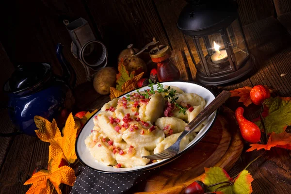 Польский картофельный пельмень — стоковое фото
