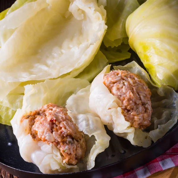 etli lahana dolması rulo 