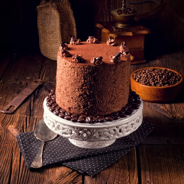 Delicious chocolate pie — Stock Photo, Image