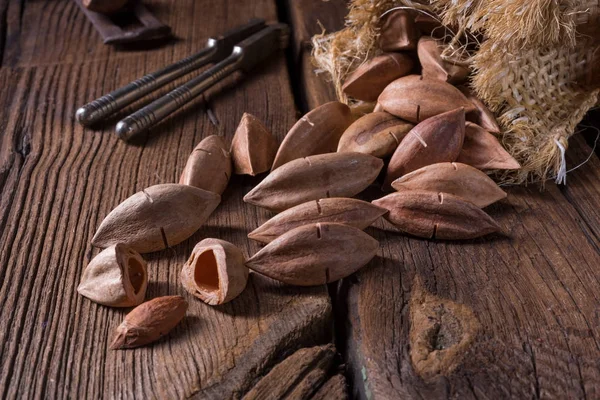 Pile of pili nuts — Stock Photo, Image