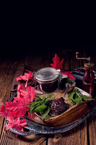 Cranberry chutney met rode biet — Stockfoto