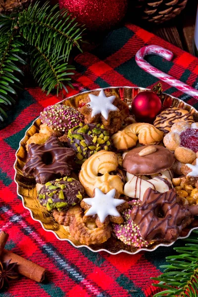 新鮮でおいしいクリスマスのクッキー — ストック写真