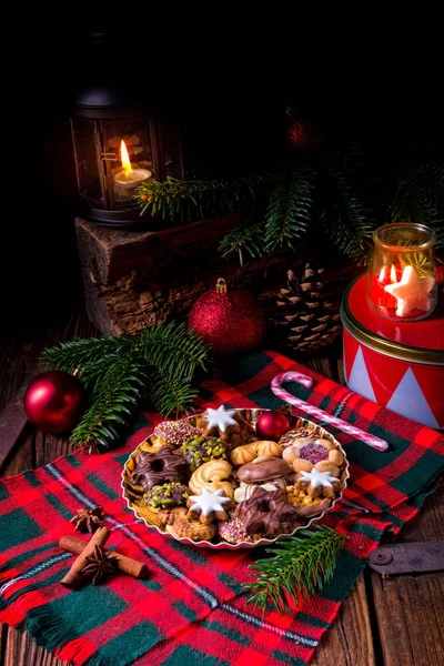Hjemmelagde julekaker – stockfoto