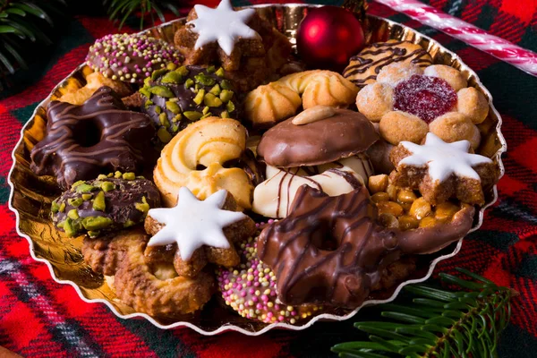 Domowe ciasteczka świąteczne — Zdjęcie stockowe