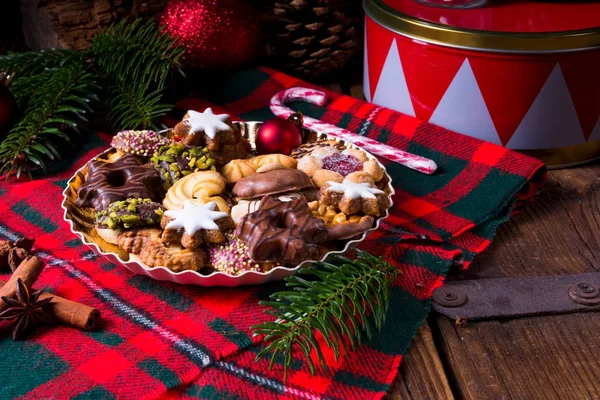 Biscoitos caseiros de Natal — Fotografia de Stock