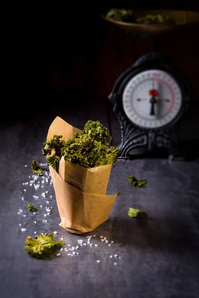 Vegan grönkål marker — Stockfoto