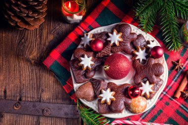 ev yapımı Noel gingerbreads 