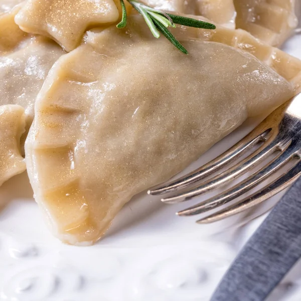 Hagyományos karácsonyi pierogit — Stock Fotó