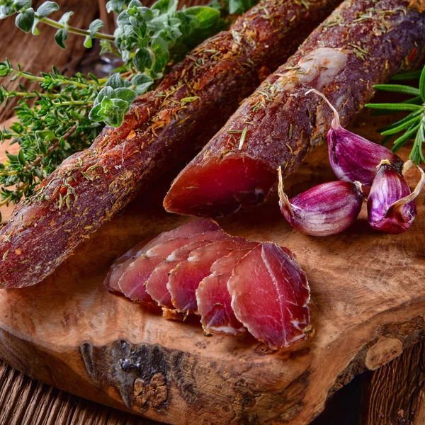 Delicious Dried Sirloin Herbs Provence — Stock Photo, Image