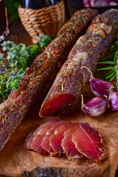 Delicious Dried Sirloin Herbs Provence — Stock Photo, Image