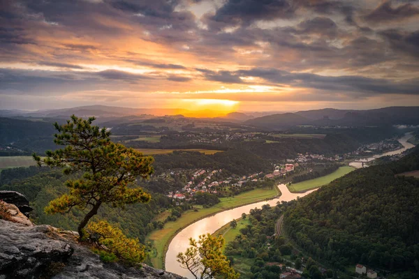 Vista Desde Mar Montaña — Foto de Stock