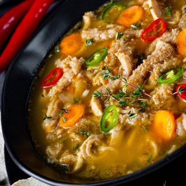 Flaczki - tripe soup the Polish way