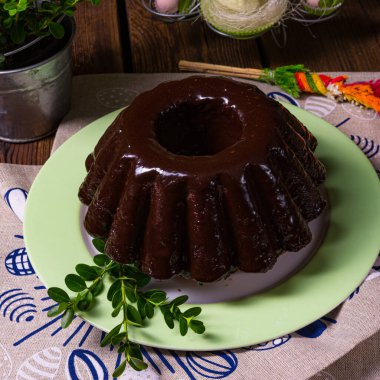 Lezzetli Polonya çikolatalı keki.