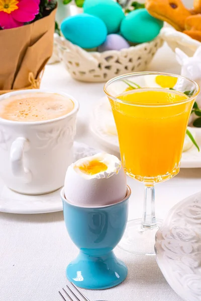 Perfect Table Colorful Table Decorations Easter — Stock Photo, Image