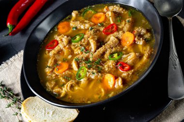 Flaczki - tripe soup the Polish way