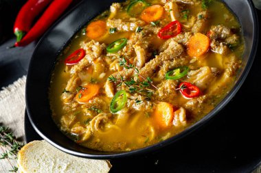 Flaczki - tripe soup the Polish way