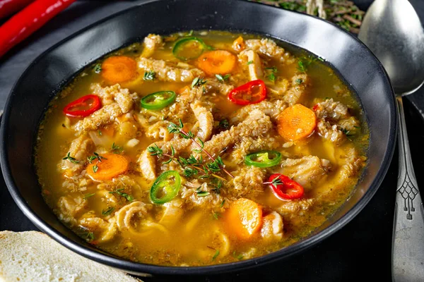 Flaczki Tripe Soup Polish Way — Stock Photo, Image