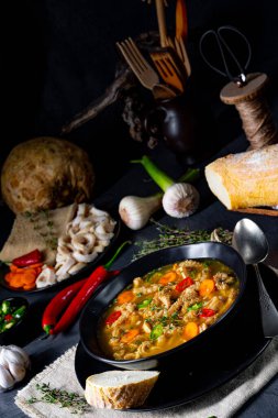 Flaczki - tripe soup the Polish way