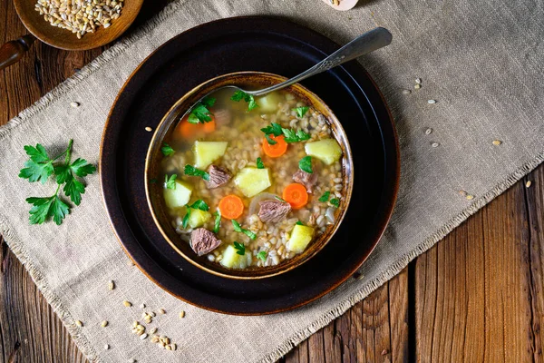 krupnik a delicious Polish barley soup