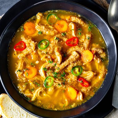 Flaczki - tripe soup the Polish way