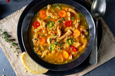 Flaczki - tripe soup the Polish way