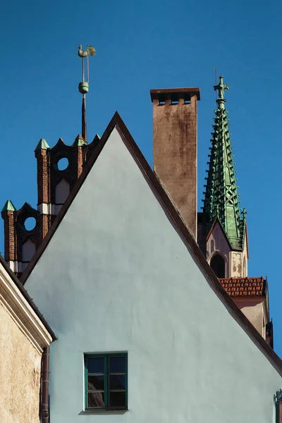 Roofs and spiers of Riga — Stock Photo, Image