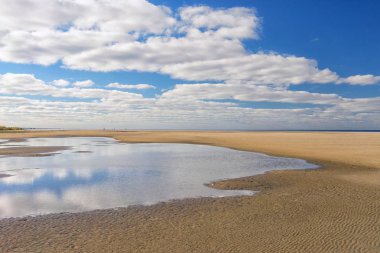 Ufuk Baltık Denizi'nin sahilde