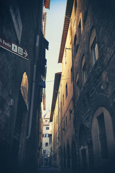 Smal gata i Florens — Stockfoto