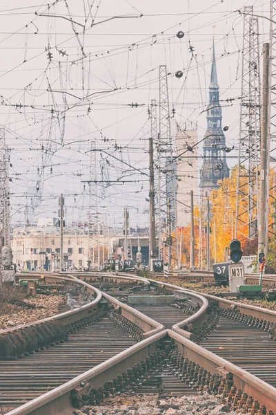 Bahnhof in Riga — Stockfoto