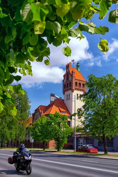 Firehouse gebouw in Riga — Stockfoto