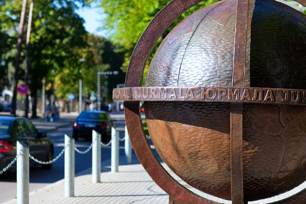 Symbol of the city of Jurmala in Latvia — Stock Photo, Image