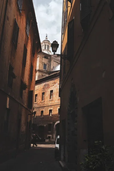 Mattina nella via di Roma — Foto Stock