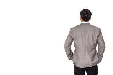 Ayakta işadamı distand içinde arıyorum