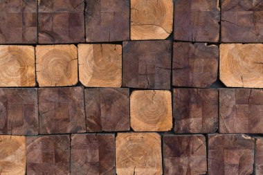 Ahşap bloklar desen arka plan 