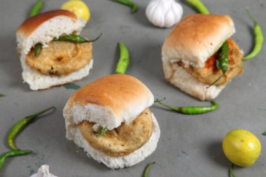 Hint özel geleneksel kızarmış yemek vada pav
