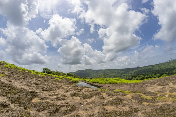 Vista Floresta Tropical Parque Nacional Sanjay Gandhi Mumbai Maharashtra Índia — Fotografia de Stock