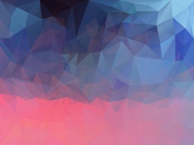 Koyu kırmızı mavi örnek